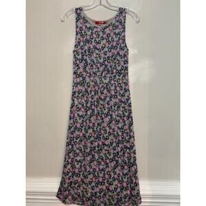 Boden Midi Dress Colorful Floral Print Summer Vacation Cruise Preppy Womens 2